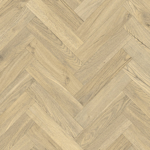 Lusso Naples Parquet Canopy Oak Glue Down LVT Vinyl Flooring