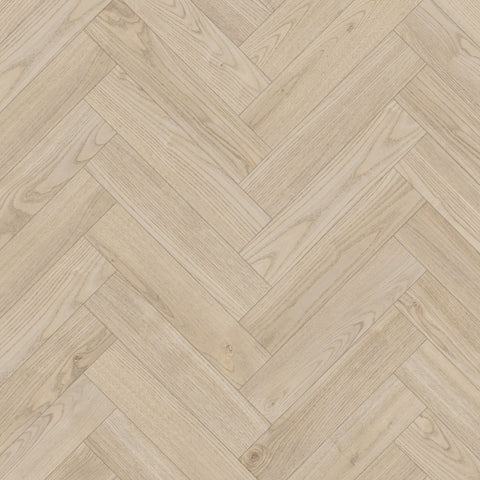 Lusso Naples Parquet Mulled Oak Glue Down LVT Vinyl Flooring