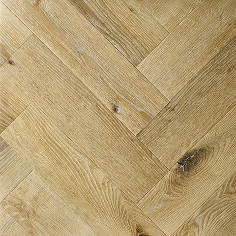 Lusso Ferrara Boardwalk Oak Herringbone Glue Down LVT Vinyl Flooring